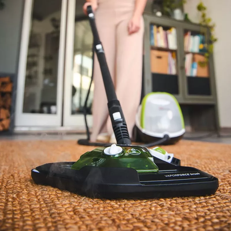 Polti Vaporetto Smart 110 Eco cilindriskais tvaika tīrītājs 1500 W Melns, Zaļš, Balts