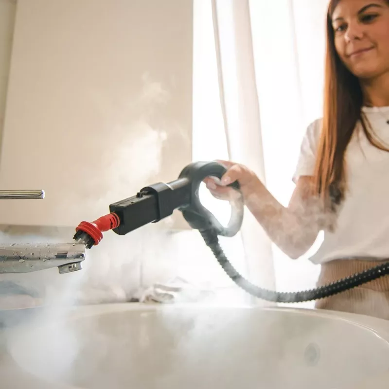 Polti Vaporetto Smart 110 Eco cilindriskais tvaika tīrītājs 1500 W Melns, Zaļš, Balts
