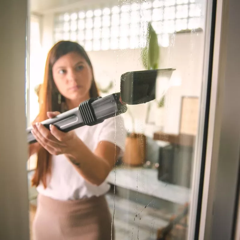 Polti Vaporetto Smart 110 Eco cilindriskais tvaika tīrītājs 1500 W Melns, Zaļš, Balts