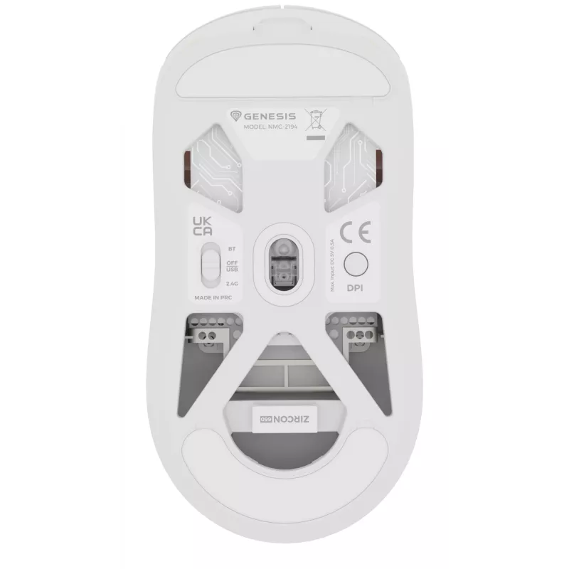 Pele GENESIS NMG-2194 Gaming Ambidextrous Bluetooth + USB Type-C Optiskā 26000 DPI