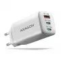 Axagon ACU-DPQ65W PD3.0 & QC4+ 3x IZEJAS sienas lādētājs 65W