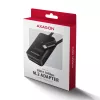 Axagon ADM2-CM USB-C adapter M.2 NVMe SATA 10Gbps Melns
