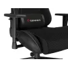 Spēļu krēsls GENESIS Nitro 440 G2, polsterēts sēdeklis, audums/mākslīgā āda, pelēks/melns, max 120 kg, regulējama atzveltne un 1D roku balsti