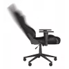Spēļu krēsls GENESIS Nitro 440 G2, polsterēts sēdeklis, audums/mākslīgā āda, pelēks/melns, max 120 kg, regulējama atzveltne un 1D roku balsti