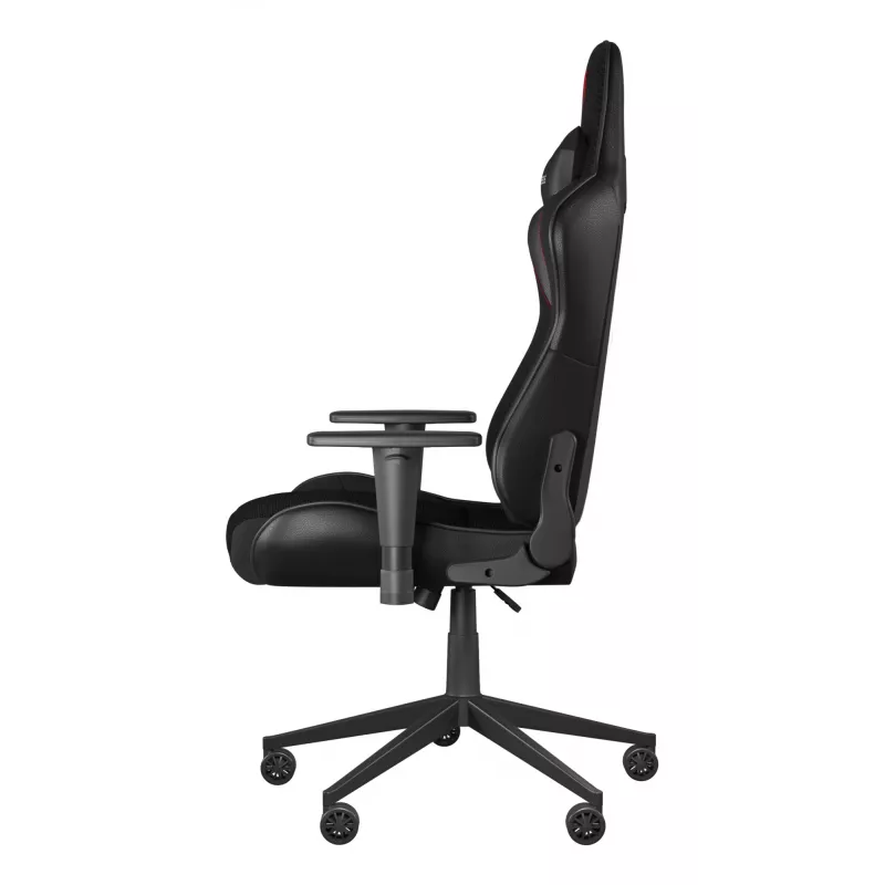 Spēļu krēsls GENESIS Nitro 440 G2, polsterēts sēdeklis, audums/mākslīgā āda, pelēks/melns, max 120 kg, regulējama atzveltne un 1D roku balsti