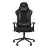 Spēļu krēsls GENESIS Nitro 440 G2, polsterēts sēdeklis, audums/mākslīgā āda, pelēks/melns, max 120 kg, regulējama atzveltne un 1D roku balsti