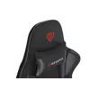 Spēļu krēsls GENESIS Nitro 440 G2, polsterēts sēdeklis, audums/mākslīgā āda, pelēks/melns, max 120 kg, regulējama atzveltne un 1D roku balsti