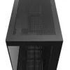 DeepCool CH690 Digital R-CH690-BKNNA0D-G-1 Mid Tower datora korpuss, ATX/micro-ATX/Mini-ITX, 2x rūdīts stikls, 1x 3,5 collu + 3x 2,5 collu vietas diskiem, 8 paplašināšanas sloti, bez barošanas bloka, melns