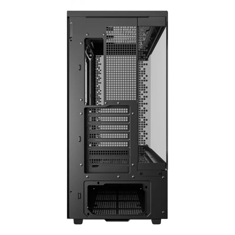 DeepCool CH690 Digital R-CH690-BKNNA0D-G-1 Mid Tower datora korpuss, ATX/micro-ATX/Mini-ITX, 2x rūdīts stikls, 1x 3,5 collu + 3x 2,5 collu vietas diskiem, 8 paplašināšanas sloti, bez barošanas bloka, melns