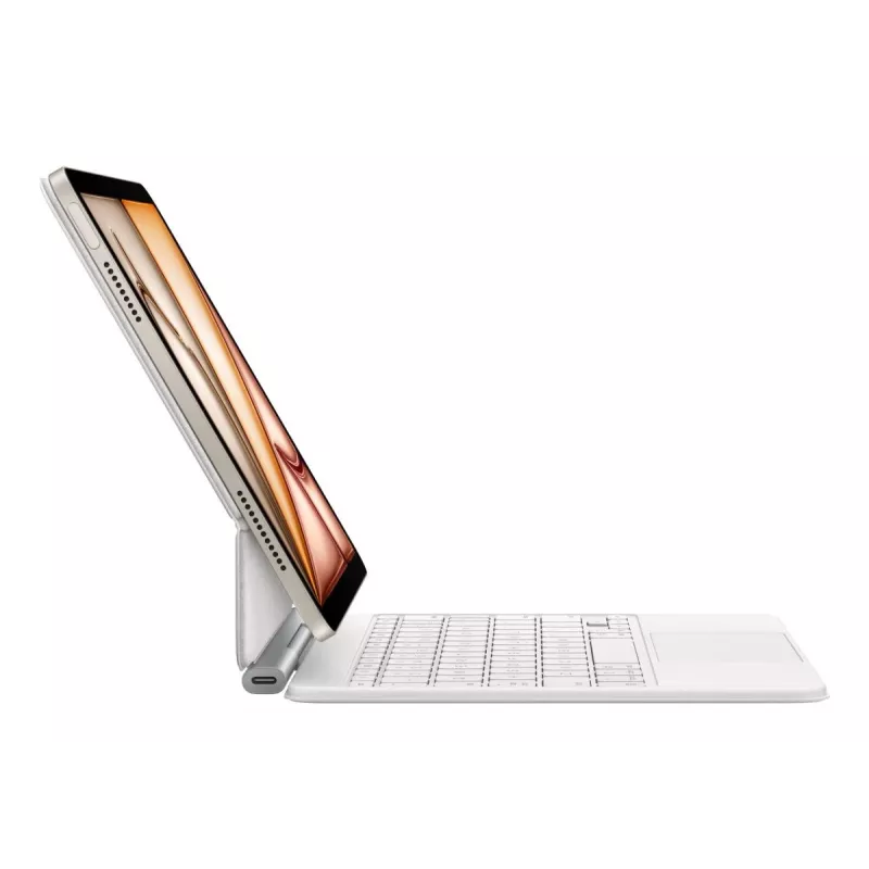 APPLE Magic Keyboard iPad Air 11 collu (M2/M3/M4) - Krievu - Balts