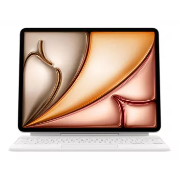 Apple Magic Keyboard QWERTY Zviedru Balts Trackpad iPad Air 13 collu