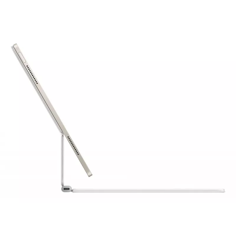 Apple Magic Keyboard QWERTY Zviedru Balts Trackpad iPad Air 13 collu