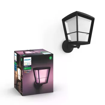 Philips Hue White and colour ambience Econic āra sienas lampa