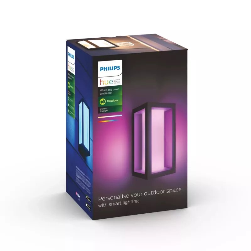 Philips Hue White and colour ambience Impress āra sienas lampa