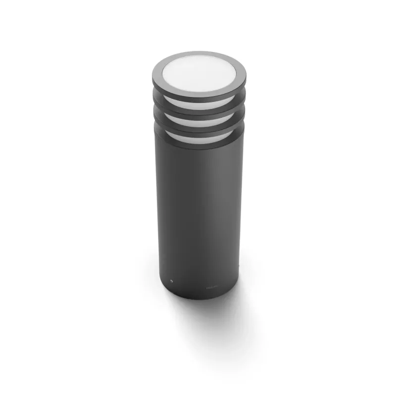 Philips Hue White Lucca āra postamenta lampa, Smart postamenta/staba apgaismojums, Bluetooth/Zigbee, Antracīts, LED, Alumīnijs, E27