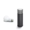 Philips Hue White Lucca āra postamenta lampa, Smart postamenta/staba apgaismojums, Bluetooth/Zigbee, Antracīts, LED, Alumīnijs, E27