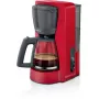 Pilienu kafijas automāts Bosch TKA2M114 — 1.25 L ūdens tvertne, 15 krūzītes, sarkans