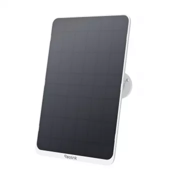 Saules panelis Reolink SP3-W 12W 6V USB-C IP65 āra, 360° horizontāli, 90° vertikāli, 4 m kabelis, tehnopolimērs, balts