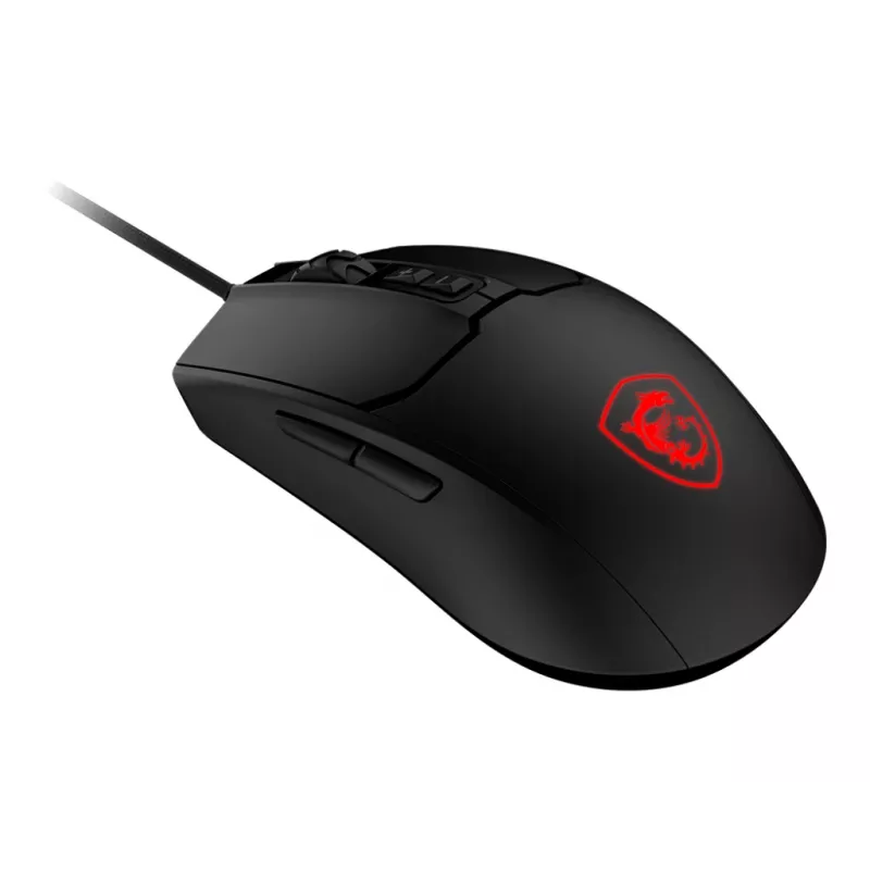 MSI FORGE GM100 pele Gaming Ambidekstra USB Type-A Optiskā 6400 DPI