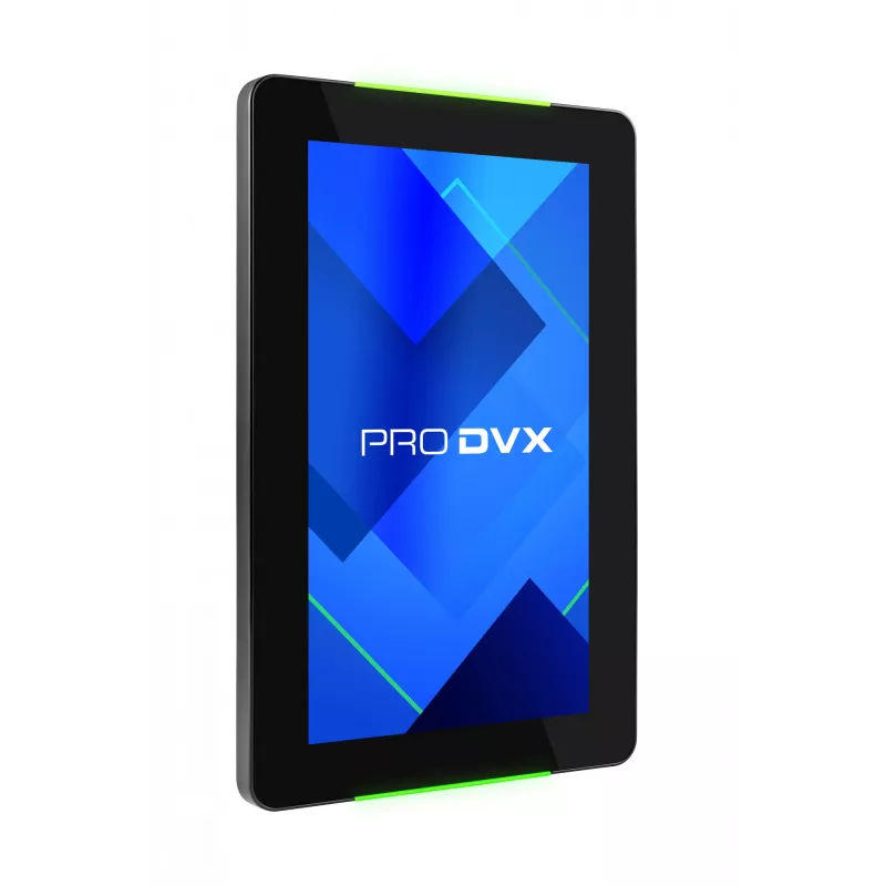 ProDVX APPC-7XPL Android paneļdators ar 7 collu (17,8 cm) skārienekrānu, 1024x600, 4 GB, Android 12, Wi-Fi, VESA 75x75, melns