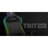 Spēļu krēsls GENESIS TRIT 660, polsterēts sēdeklis, max svars 150 kg