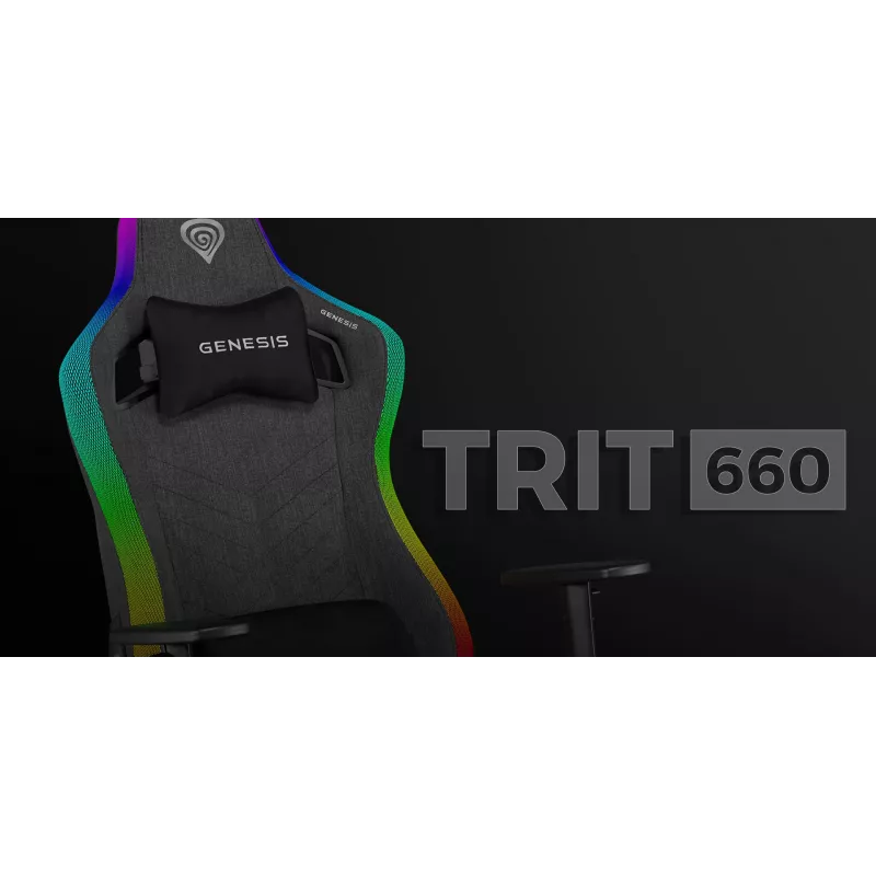 Spēļu krēsls GENESIS TRIT 660, polsterēts sēdeklis, max svars 150 kg