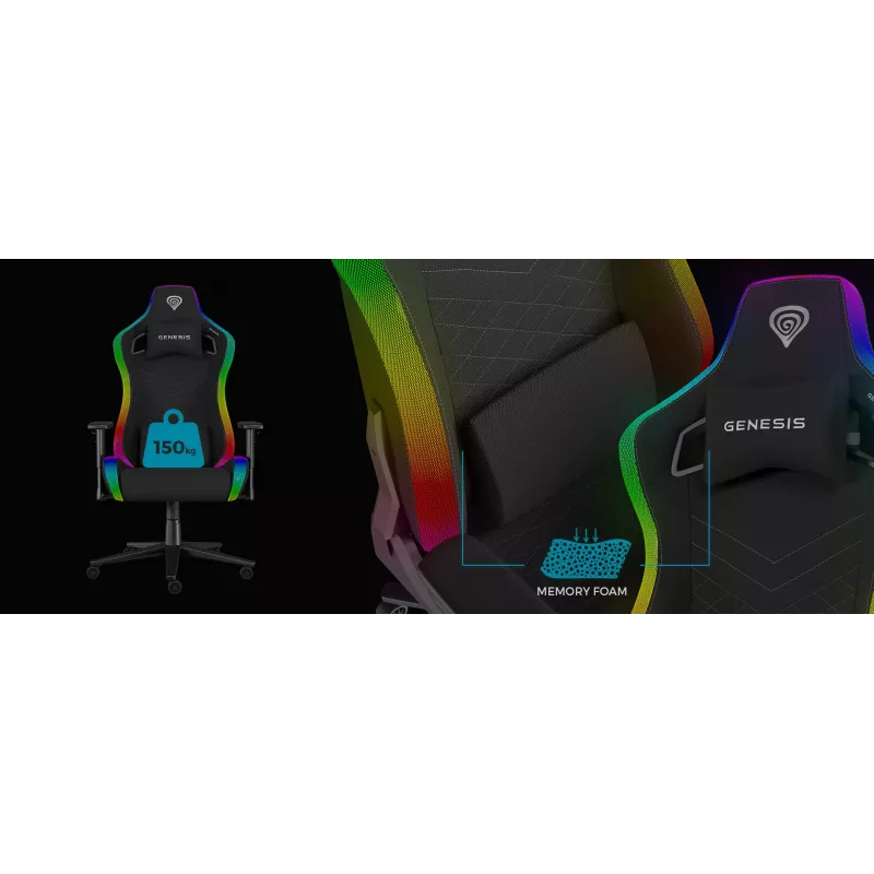 GENESIS TRIT 660 RGB spēļu krēsls
