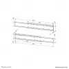 Neomounts ADM-875WH2 Divu ekrānu adapteris 42-65 collām