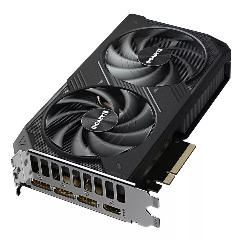 GIGABYTE GeForce RTX 5060 Ti WINDFORCE OC 16G Grafiskā karte - 16GB GDDR7, 128 bitu, PCI-E 5.0, 2587MHz kodola pulkstenis, 3 x DisplayPort, 1 x HDMI, GV-N506TWF2OC-16GD