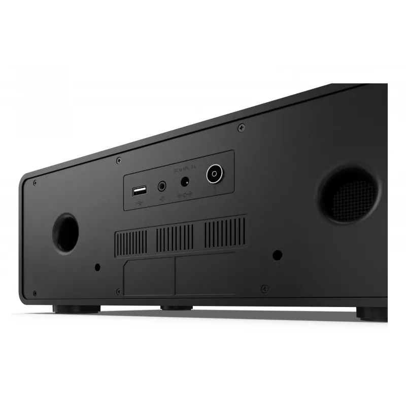 Mājas audio mikro sistēma Sharp XL-B720D 30 W, 2-virzienu skaļruņi, DAB/DAB+/FM, optiskais disku atskaņotājs, melna