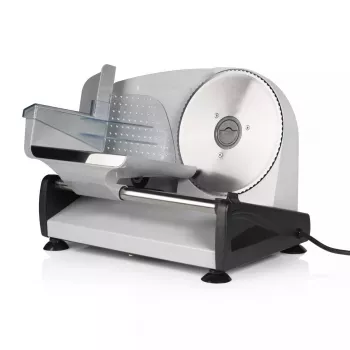 Elektriskā šķēlēja Tristar EM-2099 — 150 W, max šķēle 1,5 cm, kompakta 270×435×285 mm, melna/sudraba