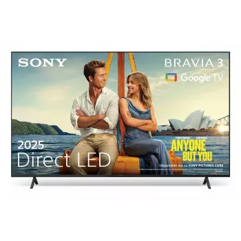 Sony K-75S3 189,2 cm (74,5 collu) 4K Ultra HD viedtelevizors Wi-Fi Melns