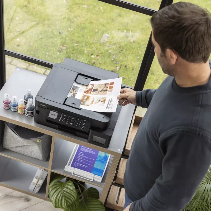 Daudzfunkciju tintes printeris Brother MFC-T930DW — krāsu druka, A4, duplekss, Wi‑Fi, Ethernet, 30 ppm (melnbalts), 26 ppm (krāsa)
