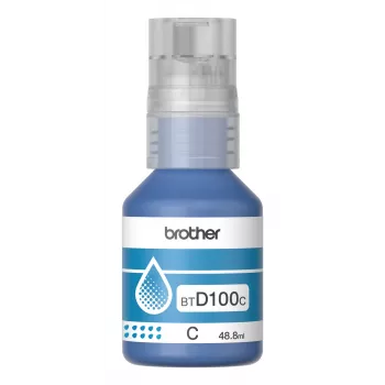 Brother BTD100C ciāna tintes pudele oriģināla 48,8 ml Brother printeriem, 91 g