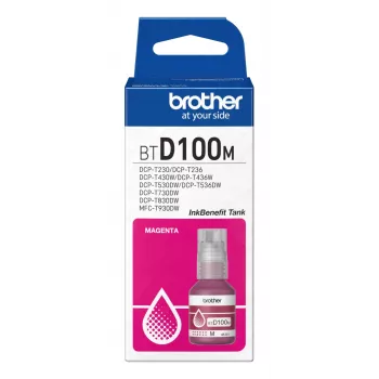 Brother BTD100M oriģinālā tintes pudele magenta, 48,8 ml, 5000 lapas