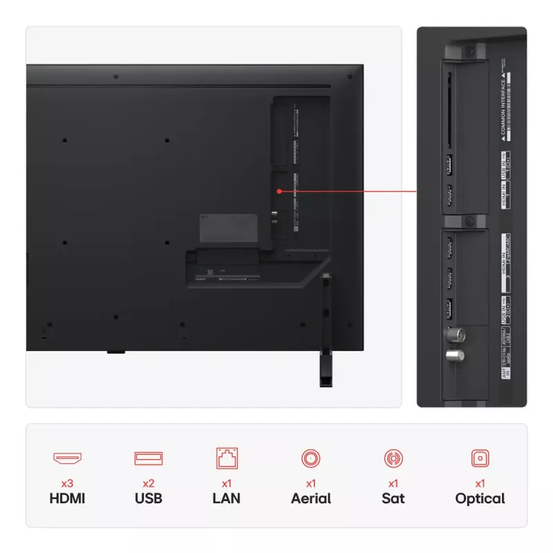 LG QNED 43QNED80A3A televizors 109,2 cm (43 collas) 4K Ultra HD Smart TV Wi-Fi Melns