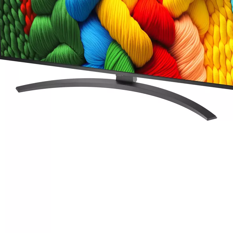 LG NanoCell AI 43NANO81A3A televizors 109.2 cm (43 collas) 4K Ultra HD Smart TV Wi-Fi Melns
