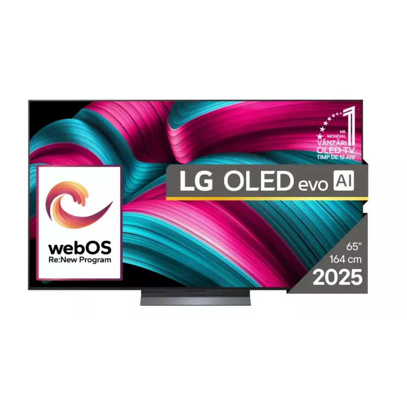 LG OLED evo AI OLED65C51LA televizors 165.1 cm (65 colli) 4K Ultra HD Smart TV Wi-Fi Melns