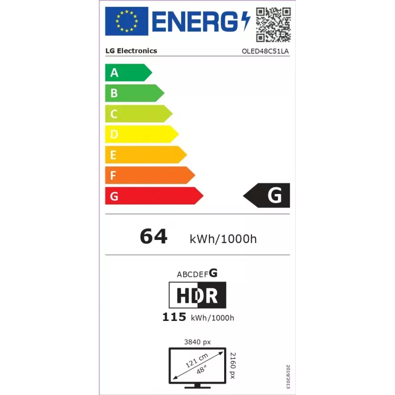 LG OLED evo AI OLED48C51LA televizors 121.9 cm (48 inch) 4K Ultra HD Smart TV Wi-Fi Melns
