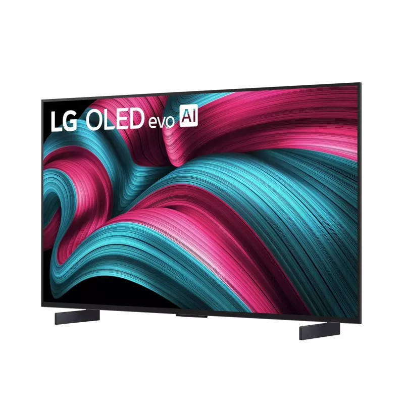 LG OLED evo AI OLED42C51LA televizors 106.7 cm (42 collas) 4K Ultra HD Smart TV Wi-Fi Melns