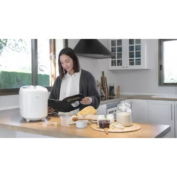 Maizes cepējs CECOTEC Bread&Co 1000 Delicious — 550 W, max 1 kg, balts