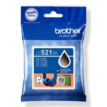 Brother LC521BK oriģinālā melnā tintes kasetne