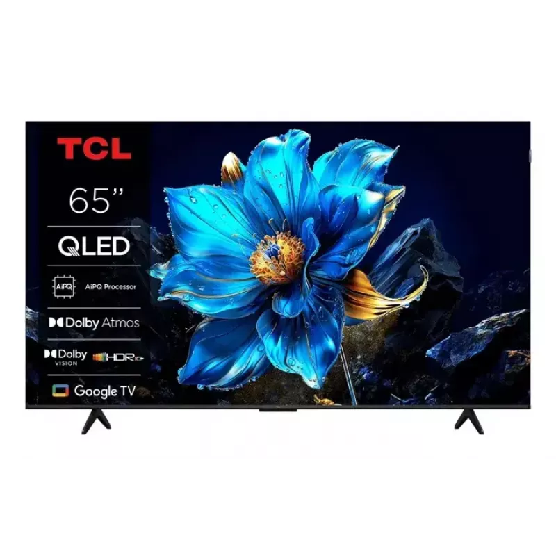 55 collu QLED televizors TCL T69C 4K Ultra HD (3840×2160), Google TV, Dolby Vision, HDMI 2.1, Bluetooth 5.4, Direct-LED