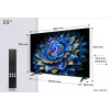 TCL 55T69C 55 collu QLED 4K Ultra HD televizors, Direct-LED, Google TV, HDR10+, 60Hz, Dolby Atmos, Wi‑Fi/Bluetooth