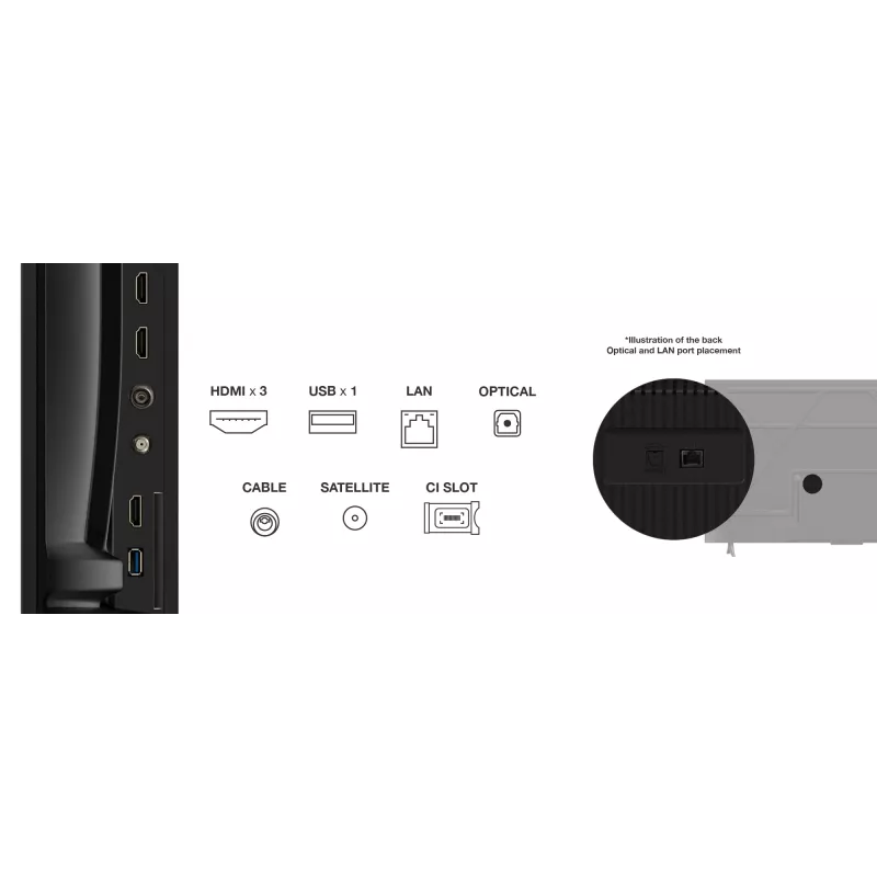 TCL 55T69C 55 collu QLED 4K Ultra HD televizors, Direct-LED, Google TV, HDR10+, 60Hz, Dolby Atmos, Wi‑Fi/Bluetooth