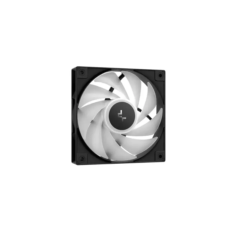 CPU gaisa dzesētājs DeepCool AG500 BK ARGB V2 — tornveida dzesētājs Intel un AMD ligzdām, kaudzētu spuru radiators, ARGB apgaismojums