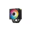 CPU gaisa dzesētājs DeepCool AG500 BK ARGB V2 — tornveida dzesētājs Intel un AMD ligzdām, kaudzētu spuru radiators, ARGB apgaismojums