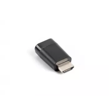 Adapteris VGA uz HDMI dzimuma mainītājs LANBERG AD-0016-BK, VGA (tēviņš) uz HDMI (mātīte), melns