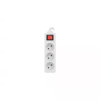 Pagarinātājs Lanberg PS1-03E-0150-W 1.5m 3 AC kontaktligzdas Iekštelpām Balts