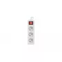 Pagarinātājs Lanberg PS1-03E-0150-W 1.5m 3 AC kontaktligzdas Iekštelpām Balts